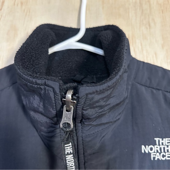 Vtg Y2K The North Face Black Fleece Cinch Waist Vest Denali Outdoor Hiking Wmn M - Picture 3 of 10